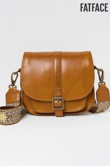 Women s Fat Face Brown Satchel Accessories Next Luxembourg