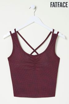 Röd - Fatface Crop Top (E52110) | kr530