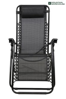 Mountain Warehouse Black Plain Reclining Chair (E52253) | $95