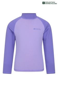 Mountain Warehouse Purple Kids Long Sleeved Rash Vest (E52331) | €36