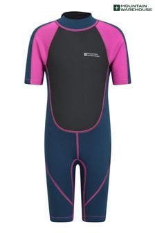 Mountain Warehouse Pink Kids Shorty 2.5/2mm Wetsuit (E52342) | SGD 62
