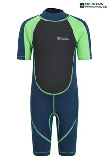 Mountain Warehouse Green Kids Shorty 2.5/2mm Wetsuit (E52347) | $55