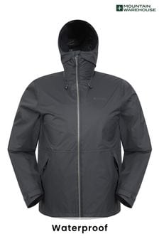 Mountain Warehouse Grey Mens Swerve Packaway Waterproof Jacket (E52356) | $82