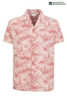 Mountain Warehouse Red Beach Mens Short Sleeve Shirt (E52383) | kr338