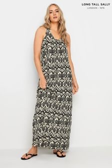 Long Tall Sally Natural Racer Back Maxi Dress (E53530) | $60