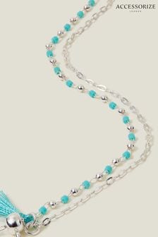 Accessorize Sterling Silver Plated Beaded Bracelet (E53828) | 21 €