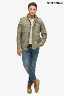 Superdry Green 100% Cotton Vintage Military M65 Jacket (E55127) | $171