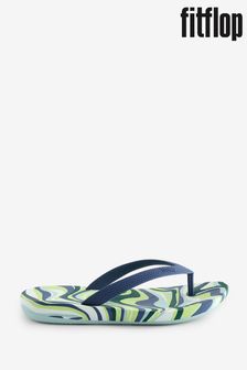 Fitflop Kids Purple Iqushion Junior Swirly Ergonomic Flip Flops (E55175) | CHF 45