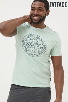 FatFace Aloa Light Green Land Circle T-Shirt (E56398) | €33