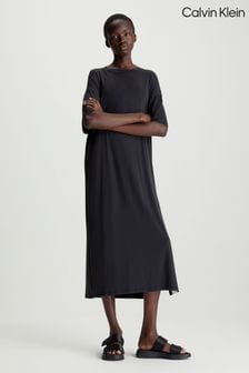 Calvin Klein Black T-Shirt Dress (E57336) | €142