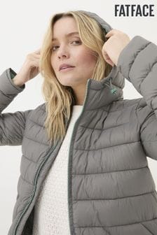 Women s Jackets Grey Hooded Casual Coatsandjackets Next Oman