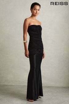 Alandra ruched maxi dress top