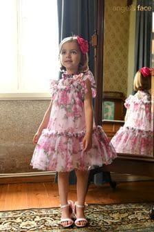 Angels Face Pink Marigold Roses Tulle Dress (E62057) | $154 - $163