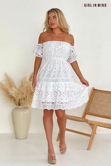 Camden white wrap skort dress clearance