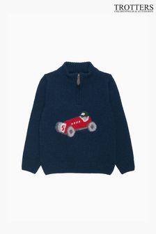 Boys Trotters London Blue Print Casual Next Oman