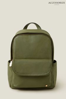 グリーン - Accessorize Front Flap Backpack (E65187) | ￥6,170