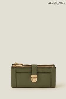 Accessorize Green Push Lock Wallet (E65215) | €25