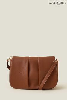 Accessorize Brown Jemma Fold Cross-Body Bag (E65233) | kr550