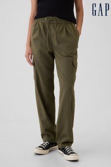 Groen - Gap Cargo Twill Easy Trousers (E66080) | €77