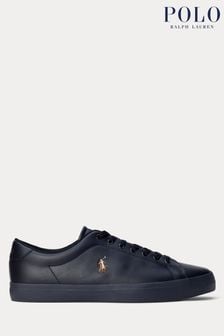 Mörk Svart - Polo Ralph Lauren Longwood Leather Trainers (E66320) | kr2 420