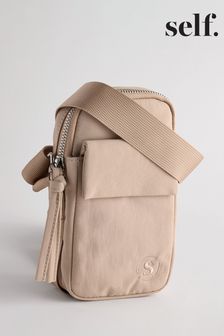 self. Neutral Cross Body Phone Bag (E67537) | €26