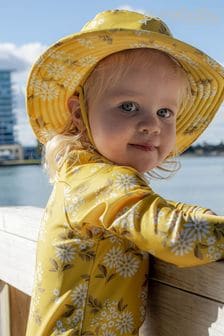 Purebaby Yellow Broad Brim Swim Hat (E67888) | $31