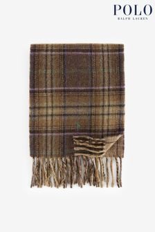 Polo Ralph Lauren Wool Blend Double Brown Scarf (E68103) | BGN 338