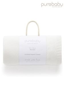 Purebaby Textured Knit 100% Cotton Blanket (E68170) | $55