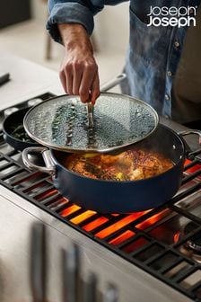 Joseph Joseph Midnight Blue Space Folding Handle Ceramic Nonstick 28cm Shallow Casserole Pan (E68310) | $240