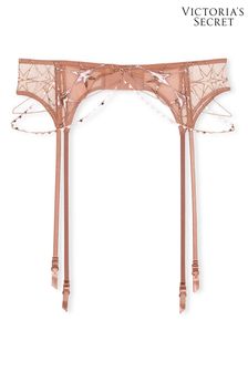 Victoria's Secret Rose Gold Star Embroidery Suspenders (E68593) | kr950