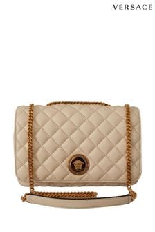 Versace White Nappa Leather Medusa Shoulder Bag (E69506) | €2,376