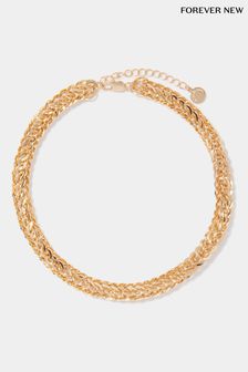 Forever New Gold Tone Signature Cole Chunky Necklace (E69694) | €50