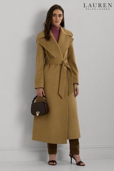 Lauren Ralph Lauren Cashmere Blend Wool Wrap Coat (E69754) | €629