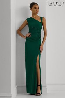 Lauren Ralph Lauren Ruched Stretch Jersey Sleeveless Gown (E69755) | kr5 450