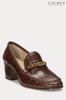 Lauren Ralph Lauren Brown Loafer Mid Workwear Shoes Next Luxembourg
