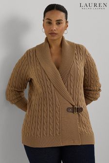 Women s Jumpers Lauren Ralph Lauren Chunky Knit V Neck Knitwear Brandedfashion Next Cyprus