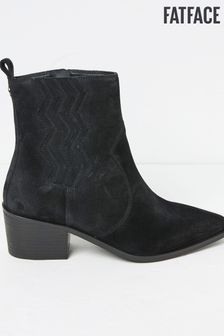 Fat face black ankle boots 2025