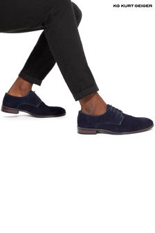 Blue leather shoe deals