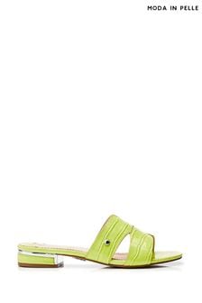 Moda In Pelle Green Murah M-band Slider Sandals (E70884) | ‏397 ‏₪