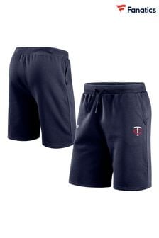 Fanatics Blue MLB Minnesota Twins Primary Logo Graphic Fleece Shorts (E72129) | AED194