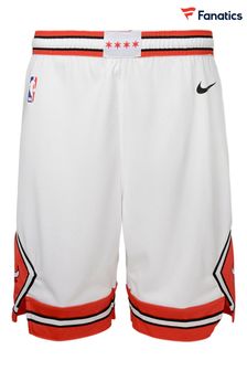 Fanatics Youth NBA Chicago Bulls Association Swingman 100% Cotton White Shorts (E72410) | €75