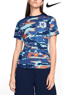 Nike Blue Netherlands Pre Match Top (E72529) | LEI 358