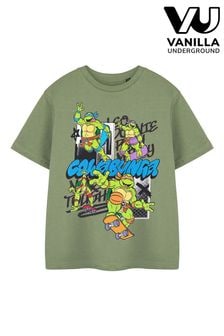 Vanilla Underground Green Boys Licensed T-Shirt (E73350) | kr182