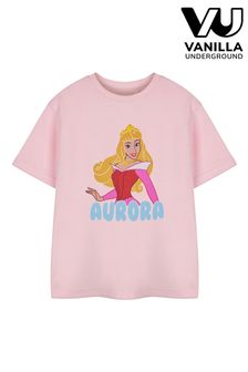 Vanilla Underground Pink Light Girls Disney Princess Licensed T-Shirt' (E73351) | 89 SAR