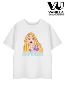 Vanilla Underground White Off Girls Disney Princess Licensed T-Shirt' (E73352) | ₪ 70