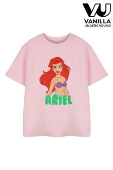 Rosa oscuro - Vanilla Underground Girls Disney Princess Licensed T-shirt' (E73358) | 20 €