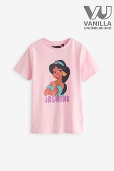 Rosa con Jasmine - Vanilla Underground Girls Disney Princess Licensed T-shirt (E73366) | 20 €