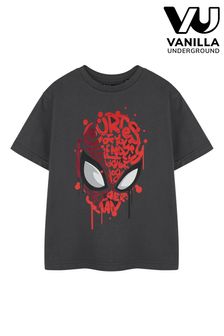 Gri - Tricou cu licență pentru băieți Vanilla Underground Marvel Spiderman (E73369) | 84 LEI