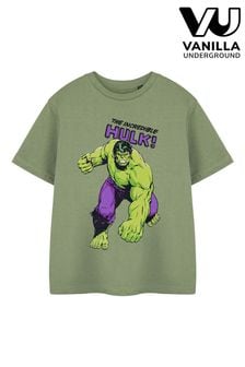 Vanilla Underground Green Boys Marvel Licensed T-Shirt (E73373) | ￥2,470