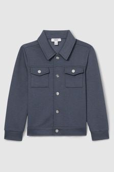 Reiss Jerry Interlock Jersey Overshirt (E73460) | 375 zł